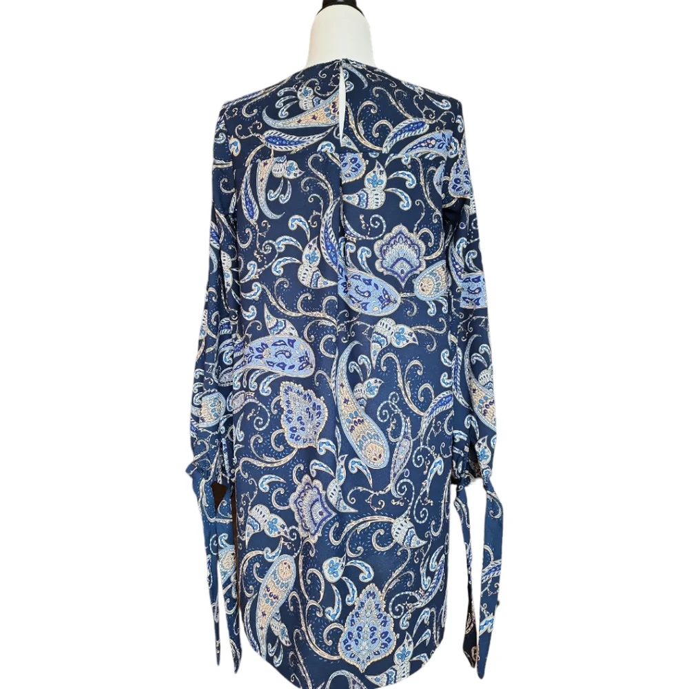 ZARA Long Balloon Sleeves Dress - Picture 9 of 11